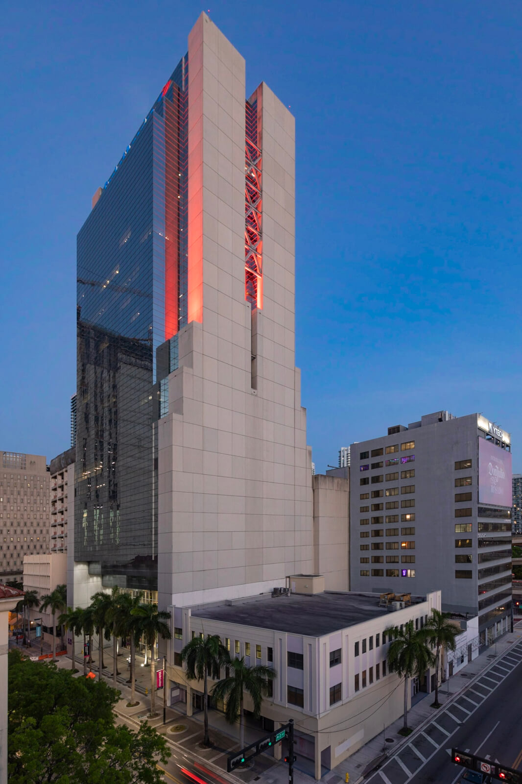 Museum Tower Miami Night