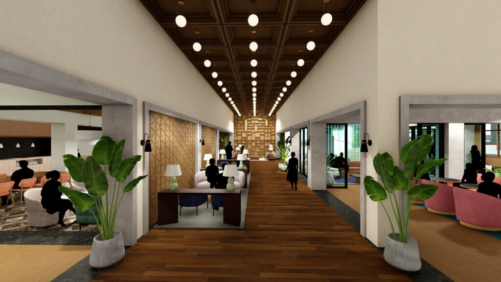 Museum Tower Interior Rendering